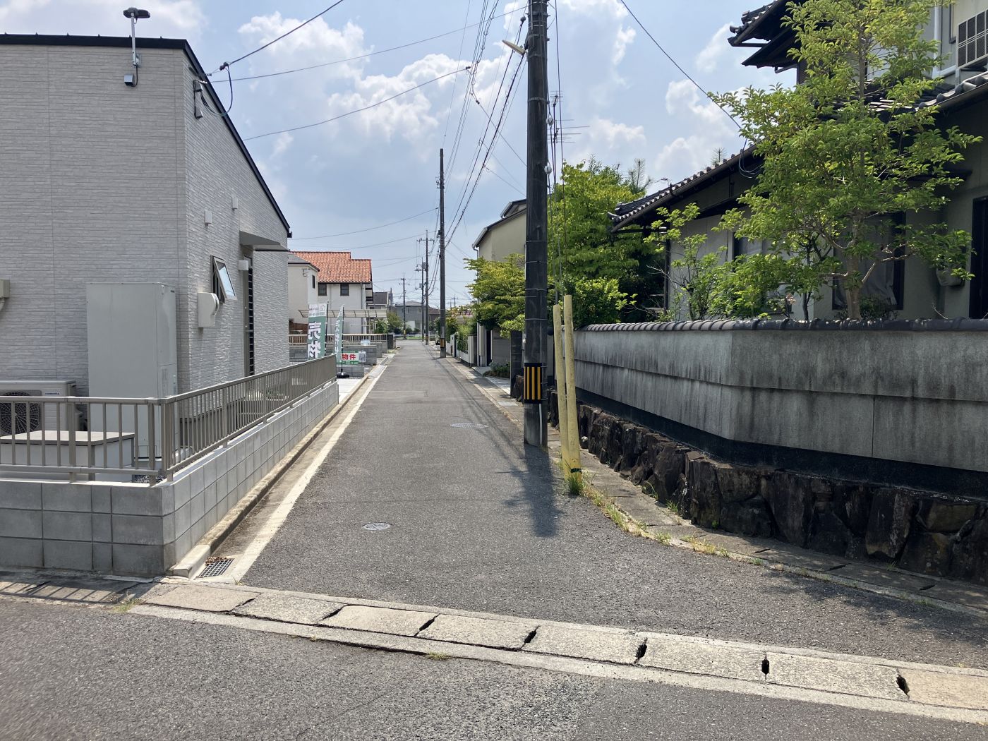 道路　北東から
