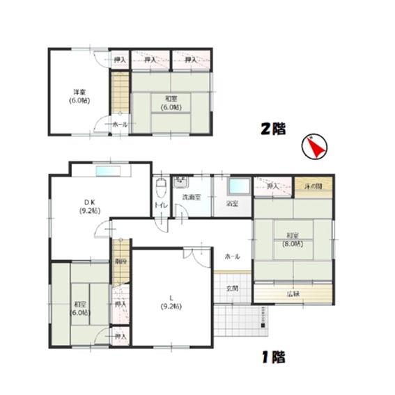掲載の間取り図は設計図書を基に描き起こしたもので実際とは多少異なる場合があります。