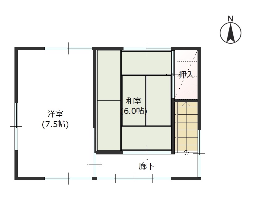 2階間取図
