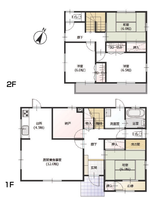 掲載の間取り図は設計図書を基に描き起こしたもので実際とは多少異なる場合があります。