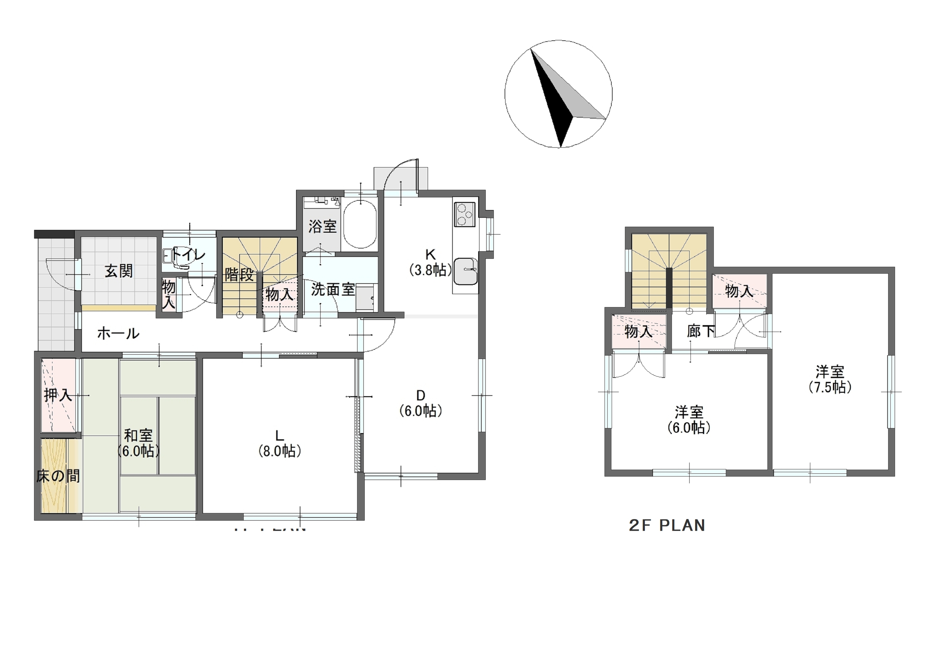 掲載の間取り図は設計図書を基に描き起こしたもので実際とは多少異なる場合があります。