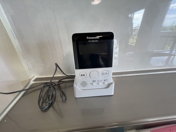 防犯設備 モニター付きインターホン  写真撮影日：2025-04-14