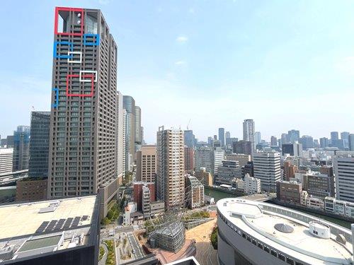 バルコニー（北東向き）からの眺望