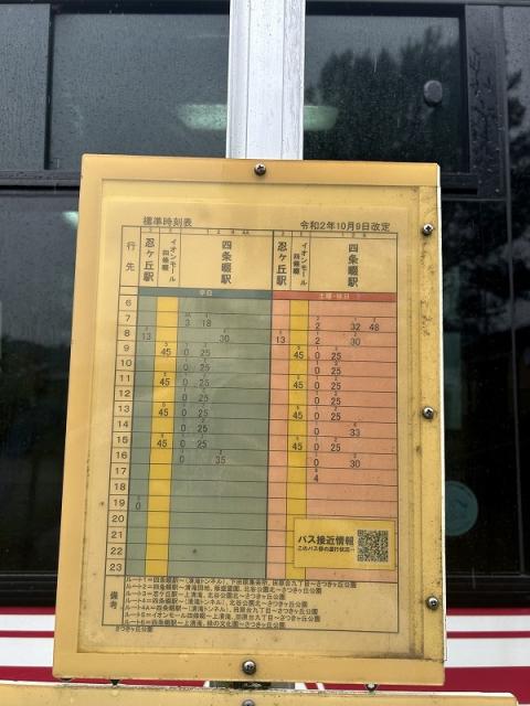 さつきケ丘公園バス停 250m 写真撮影日：2025-05-31