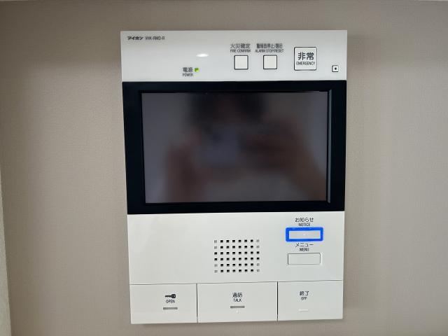 防犯設備 インターホン  写真撮影日：2025-10-09