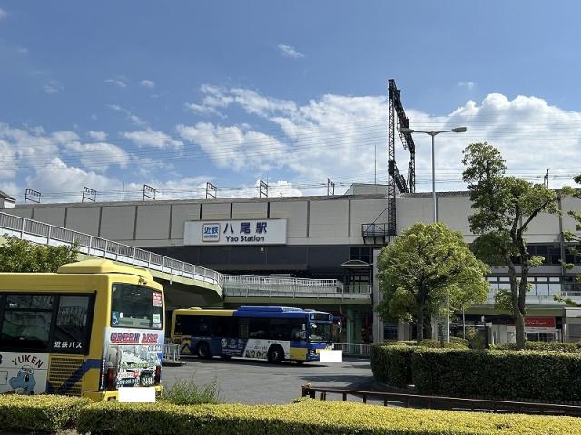 近鉄大阪線「近鉄八尾」駅 230m 写真撮影日：2025-08-08