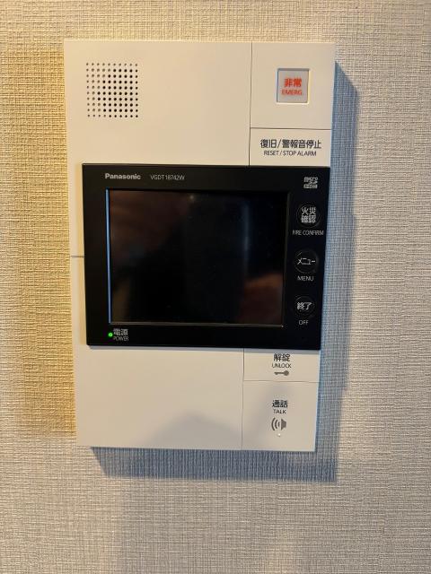 防犯設備 モニター付きインターホン  写真撮影日：2025-10-11