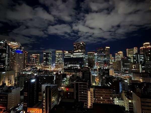 バルコニーからの眺望（大阪市内）