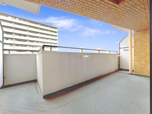 西向きバルコニー