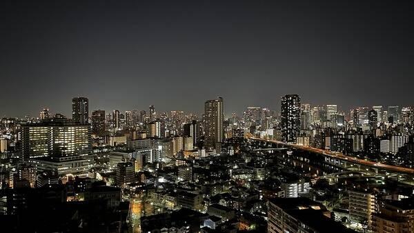 バルコニーからの夜景