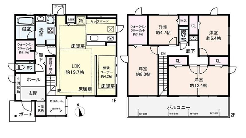掲載の間取り図は設計図書を基に描き起こしたもので実際とは多少異なる場合があります。