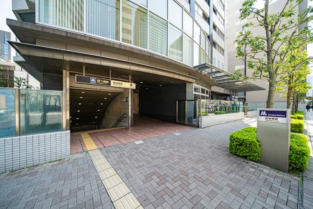 大阪メトロ四つ橋線肥後橋駅 80m 写真撮影日：2026-06-12