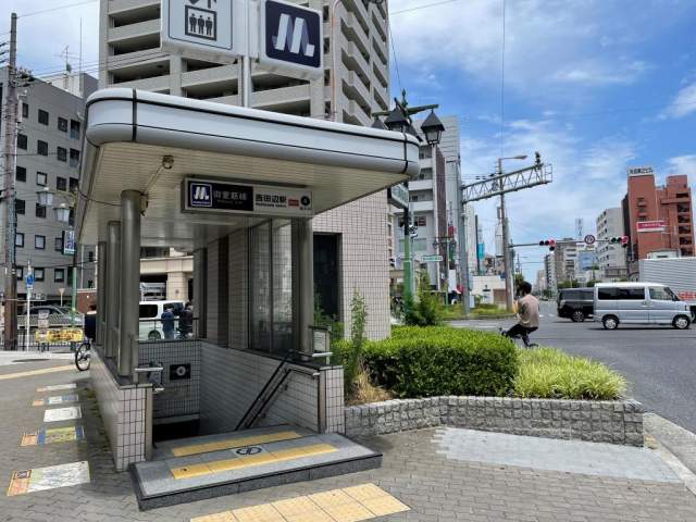 大阪メトロ御堂筋線西田辺駅 640m 写真撮影日：2026-06-01