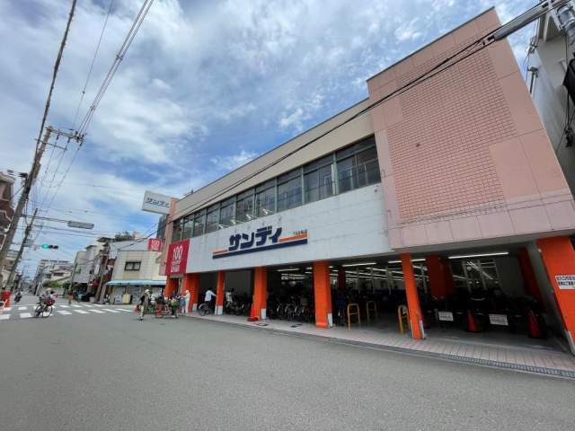 サンディ西田辺店 130m 写真撮影日：2026-06-01