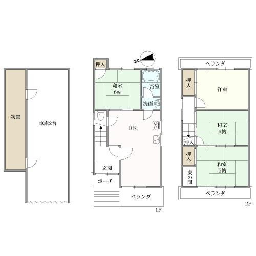 間取です。