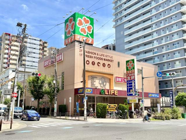 ライフ天神橋店 90m 写真撮影日：2026-07-10