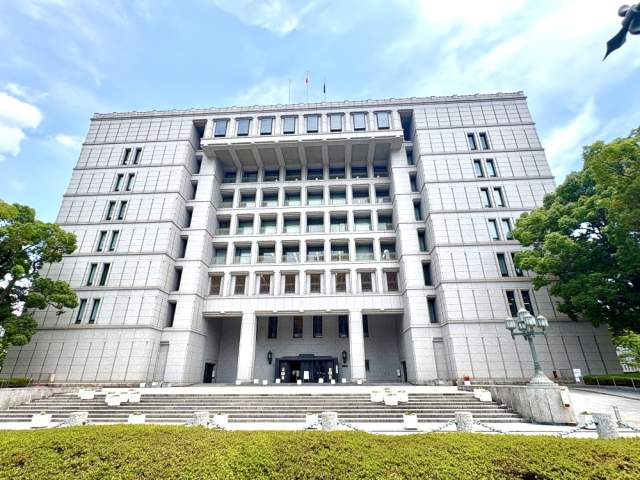 大阪市役所 650m 写真撮影日：2026-07-24