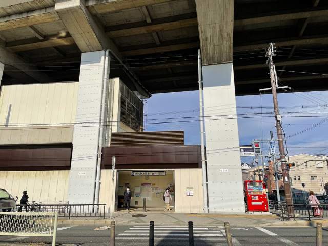 大阪メトロ谷町線駒川中野駅 550m 写真撮影日：2026-08-22