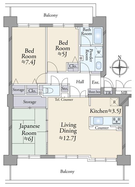間取図