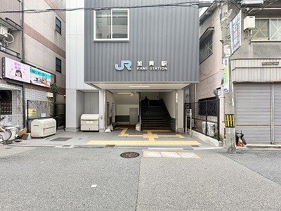 JR大和路線　加美駅 800m 写真撮影日：2026-09-11