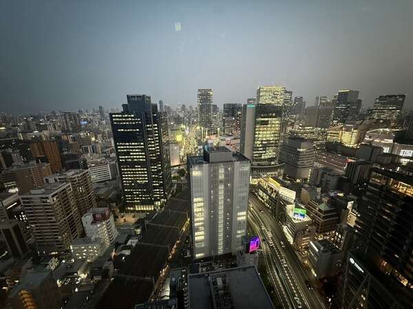 地上43階地下1階建の37階部分につき、ダイナミックな都市ビューを楽しめます(天候による)。