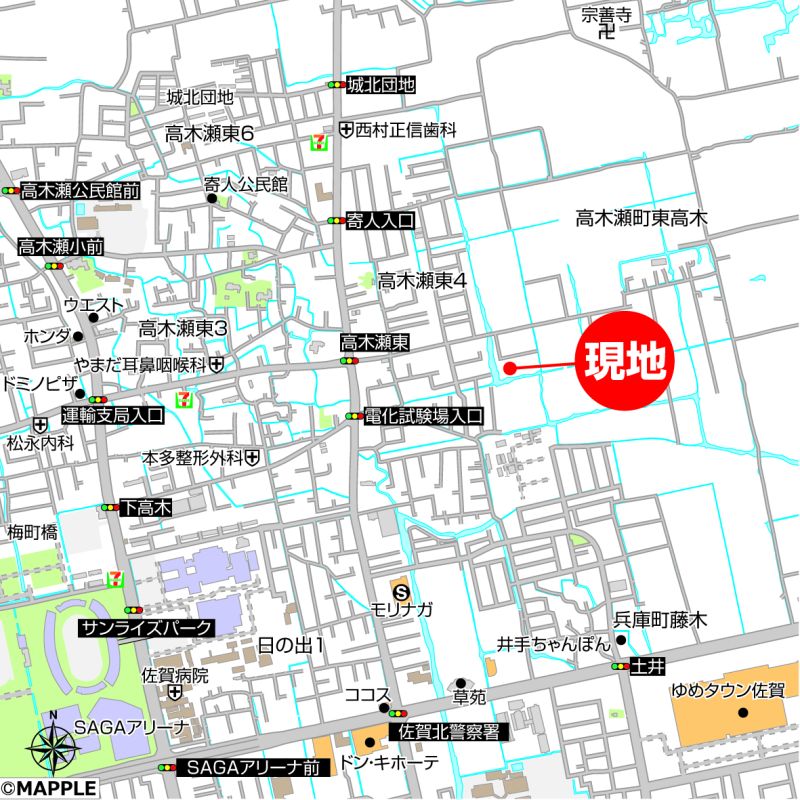 現地案内図