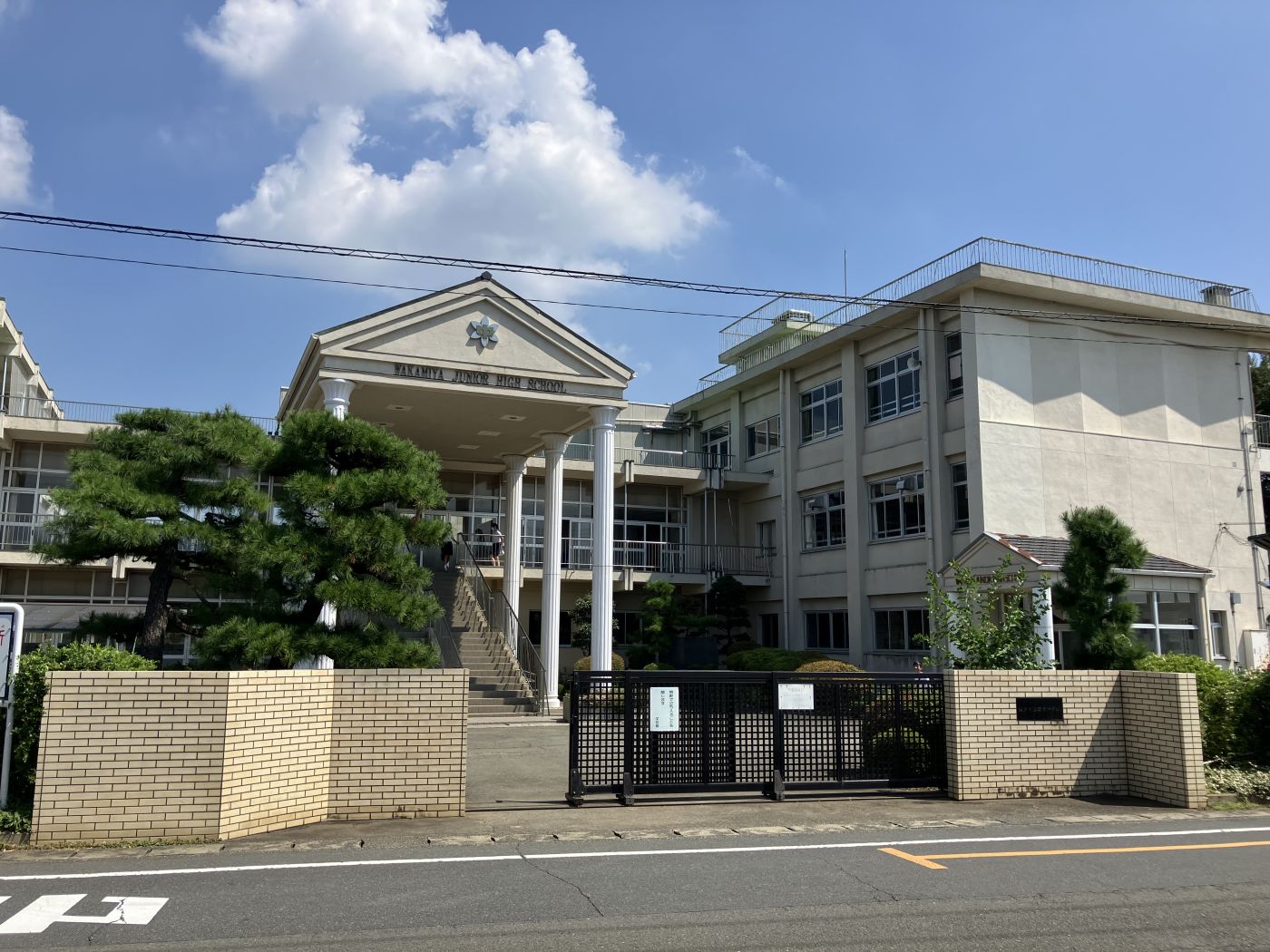 坂戸市立若宮中学校：徒歩31分（2024年9月撮影）