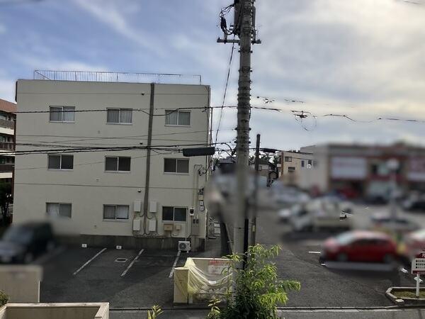 リビング側バルコニーからの眺望