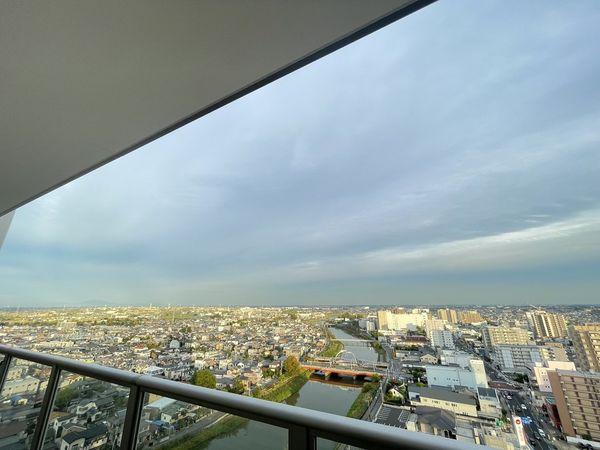 バルコニーから東側への眺望