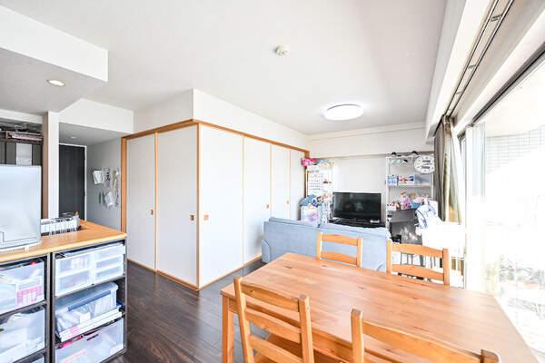 約14.1帖のリビングダイニング※家具調度品は販売対象に含みません。
