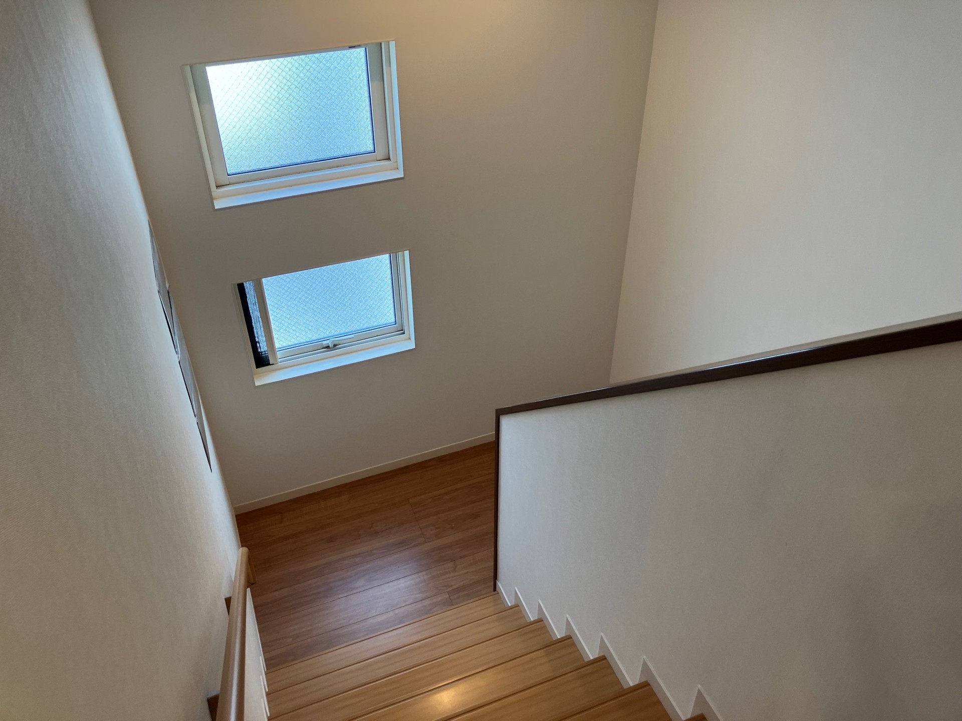 開放感のある階段スペース