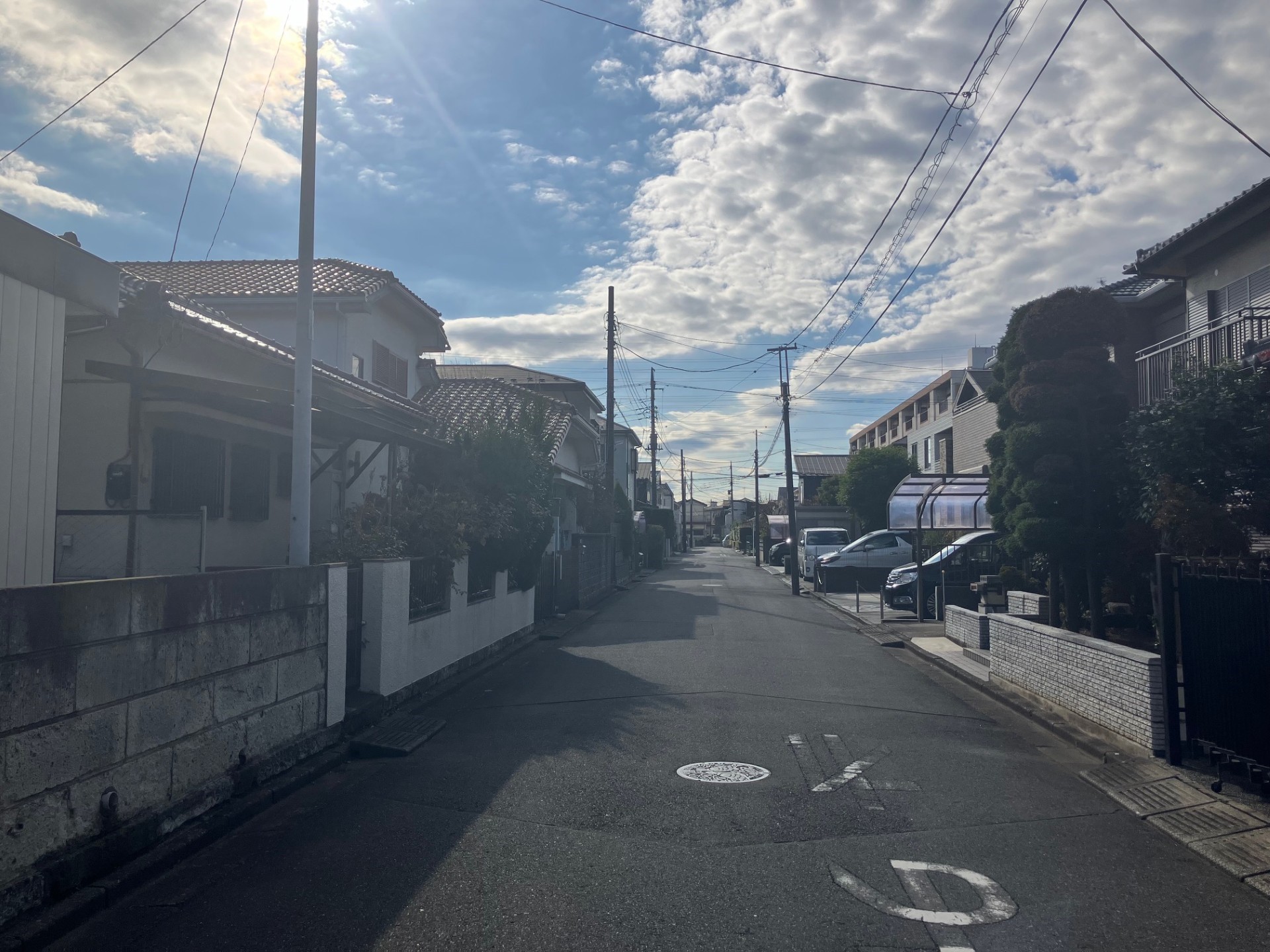 前面道路