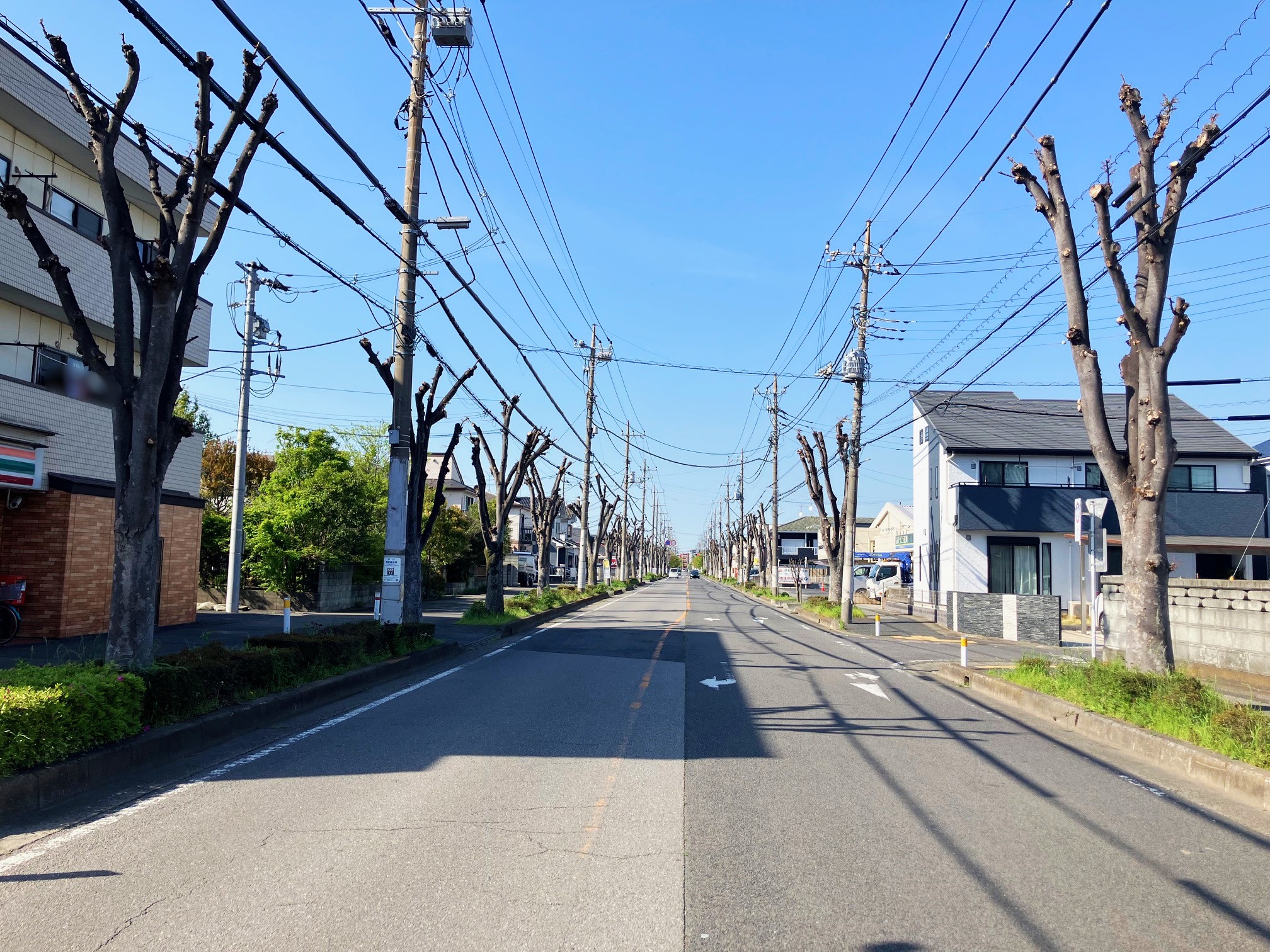 東側前面道路