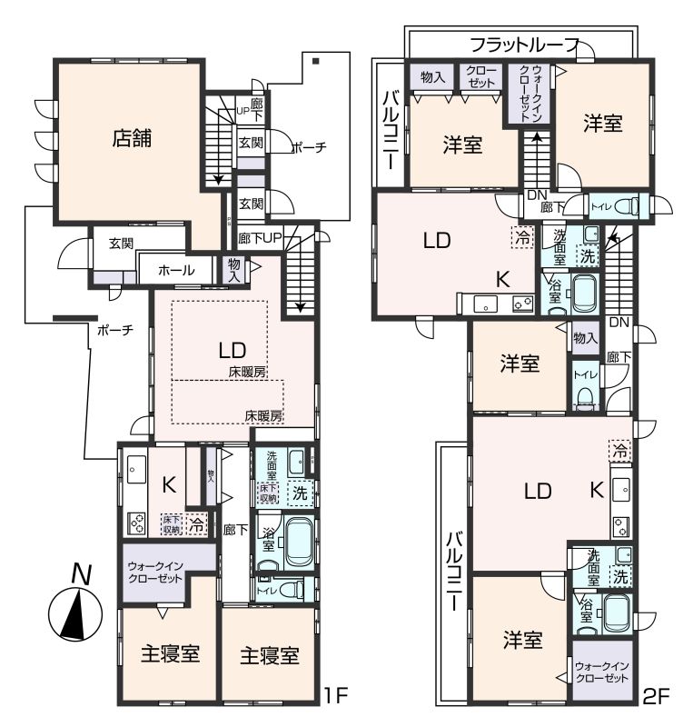 掲載の間取り図は設計図書を基に描き起こしたもので実際とは多少異なる場合があります。