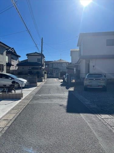 前面道路含む現地（２０２４年２月撮影）