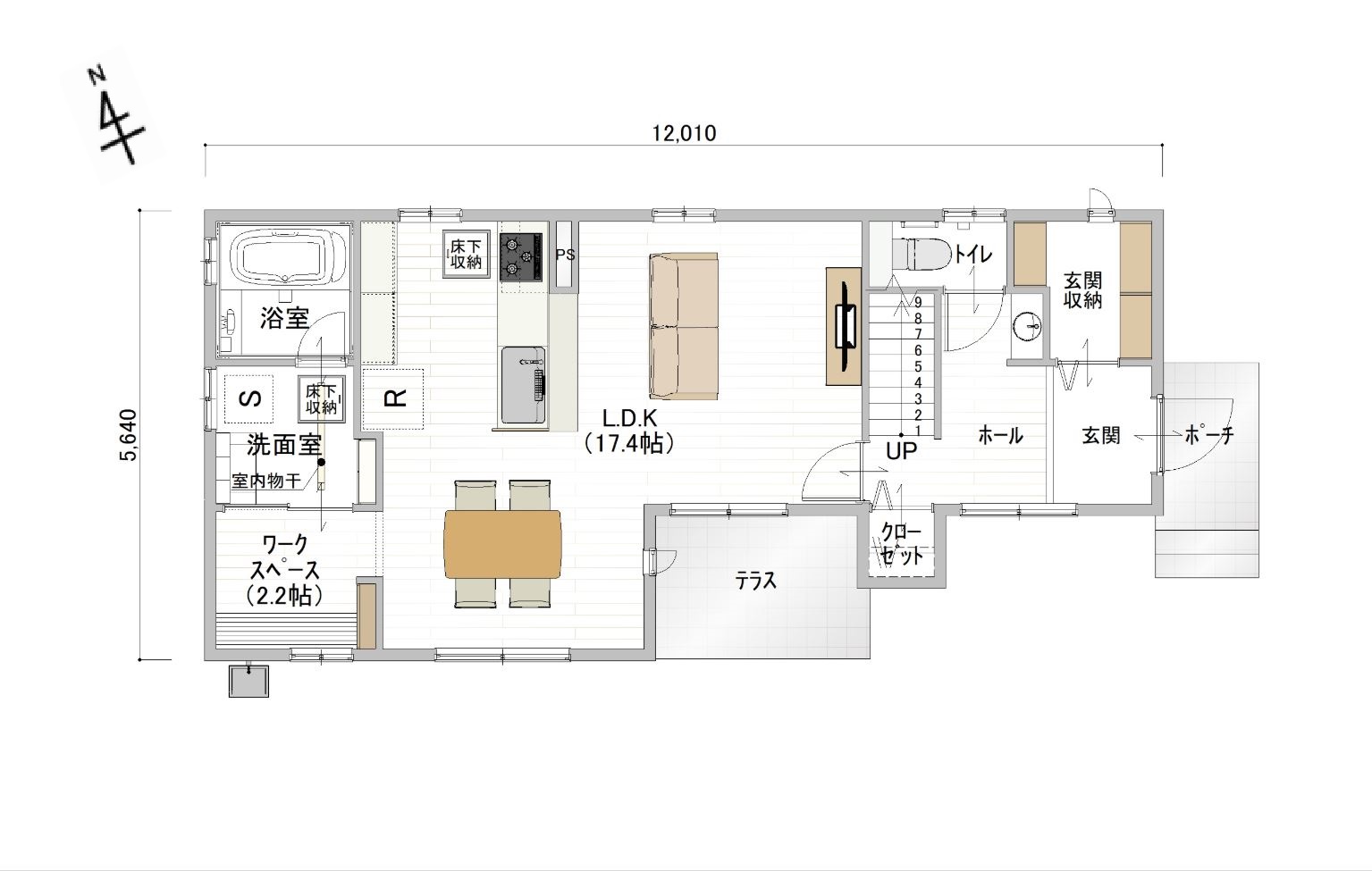 掲載の間取り図は設計図書を基に描き起こしたもので実際とは多少異なる場合があります。
