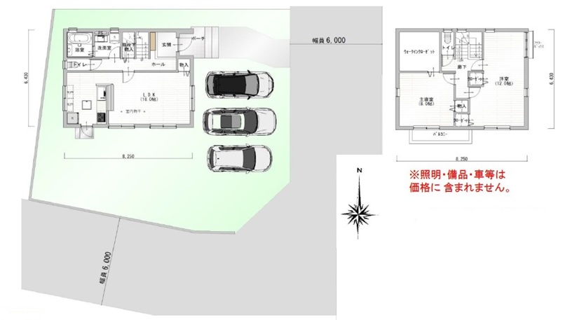掲載の間取り図は設計図書を基に描き起こしたもので実際とは多少異なる場合があります。