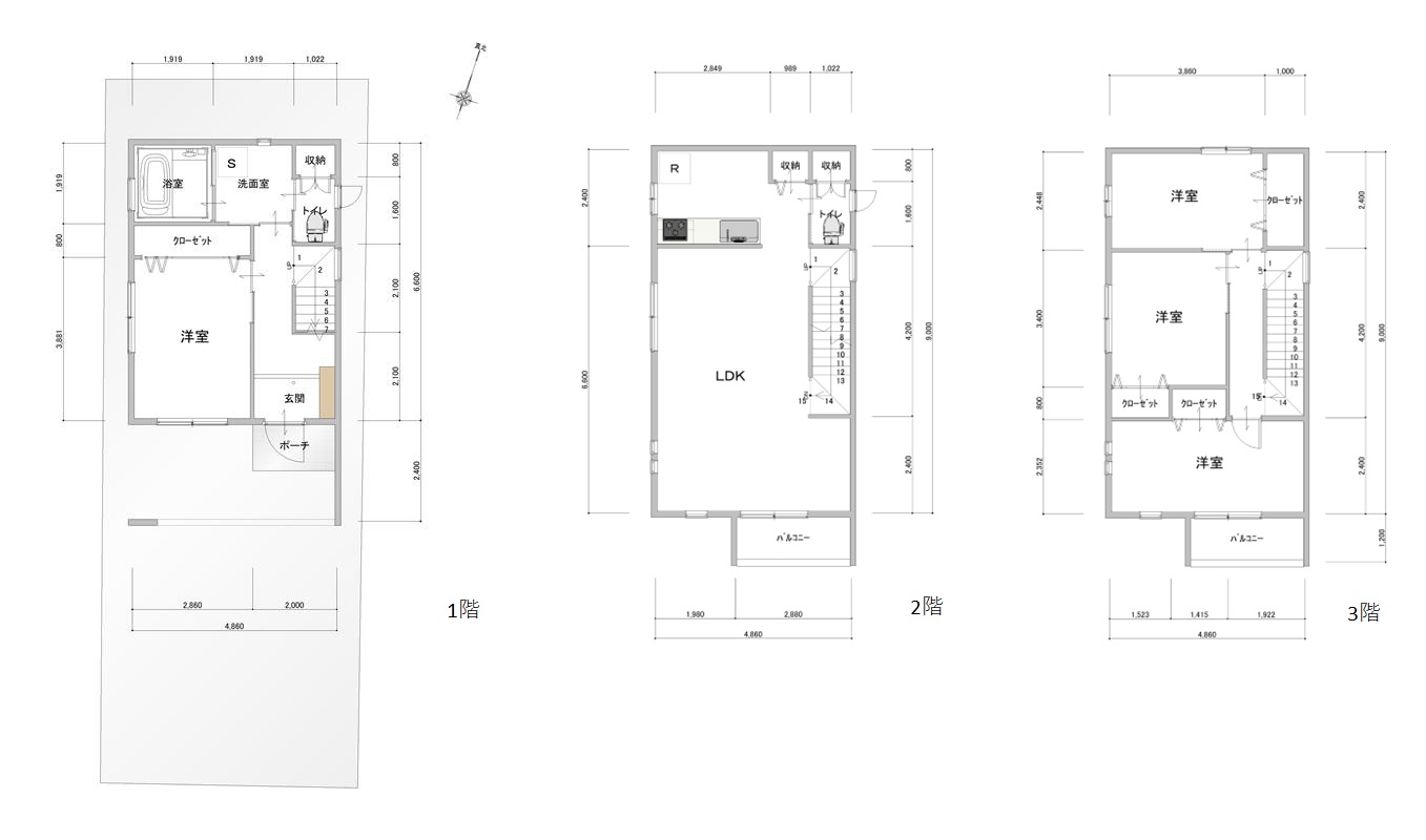 掲載の間取り図は設計図書を基に描き起こしたもので実際とは多少異なる場合があります。