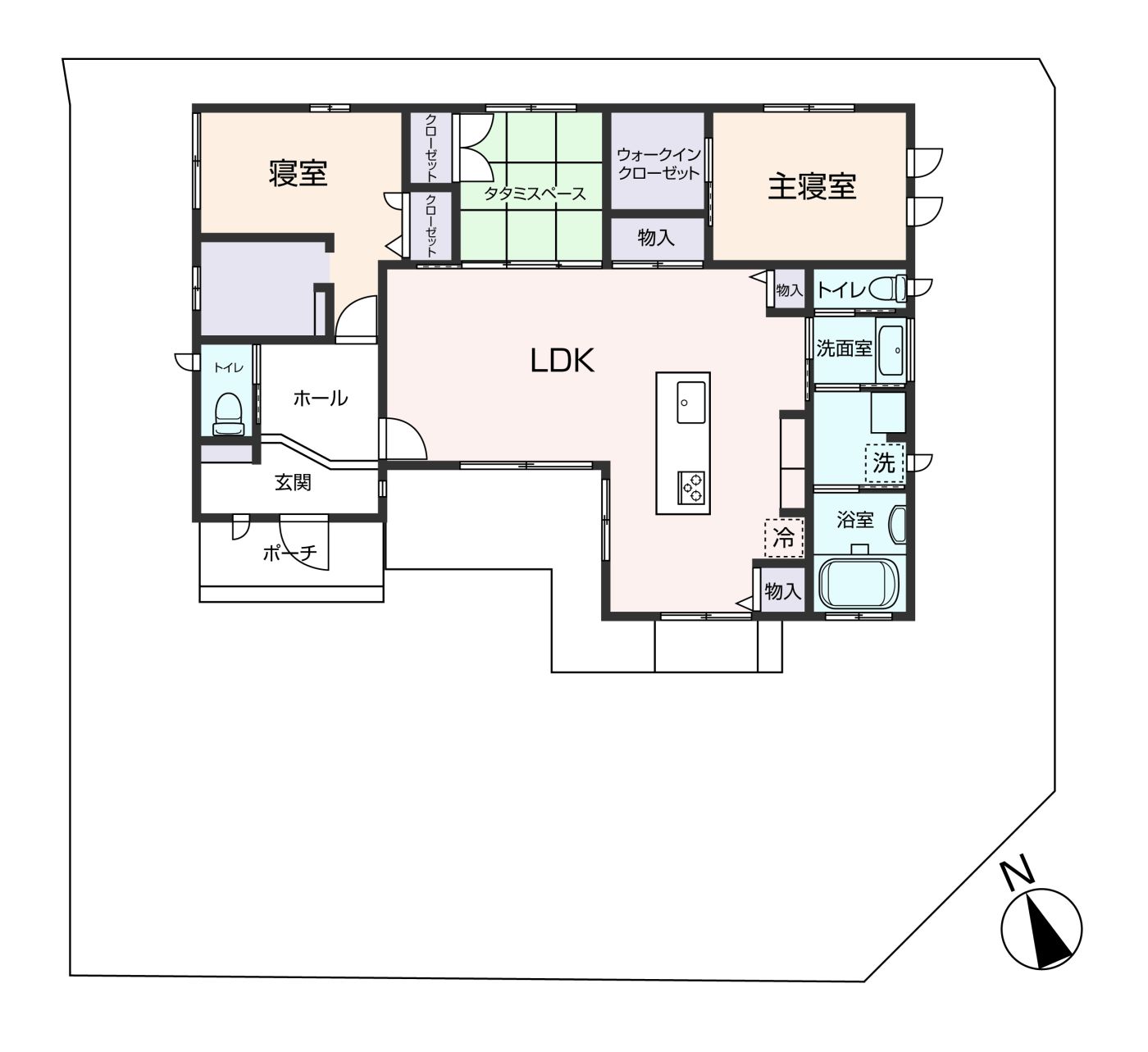 掲載の間取り図は設計図書を基に描き起こしたもので実際とは多少異なる場合があります。