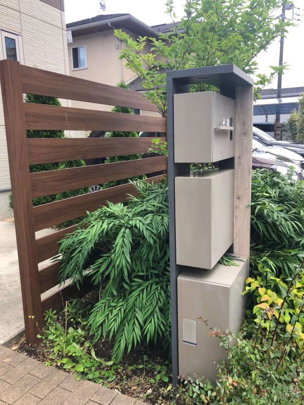 宅配ボックス付ポスト