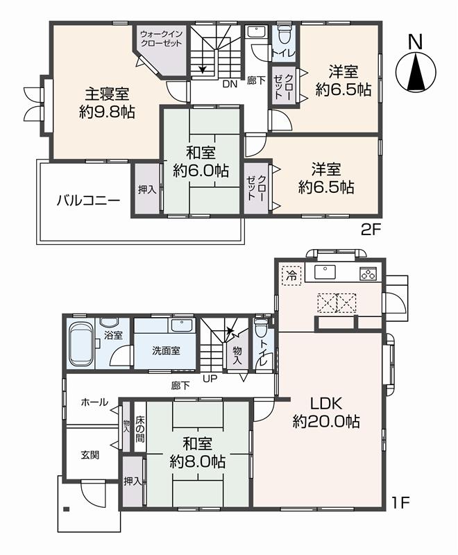 掲載の間取り図は設計図書を基に描き起こしたもので実際とは多少異なる場合があります。