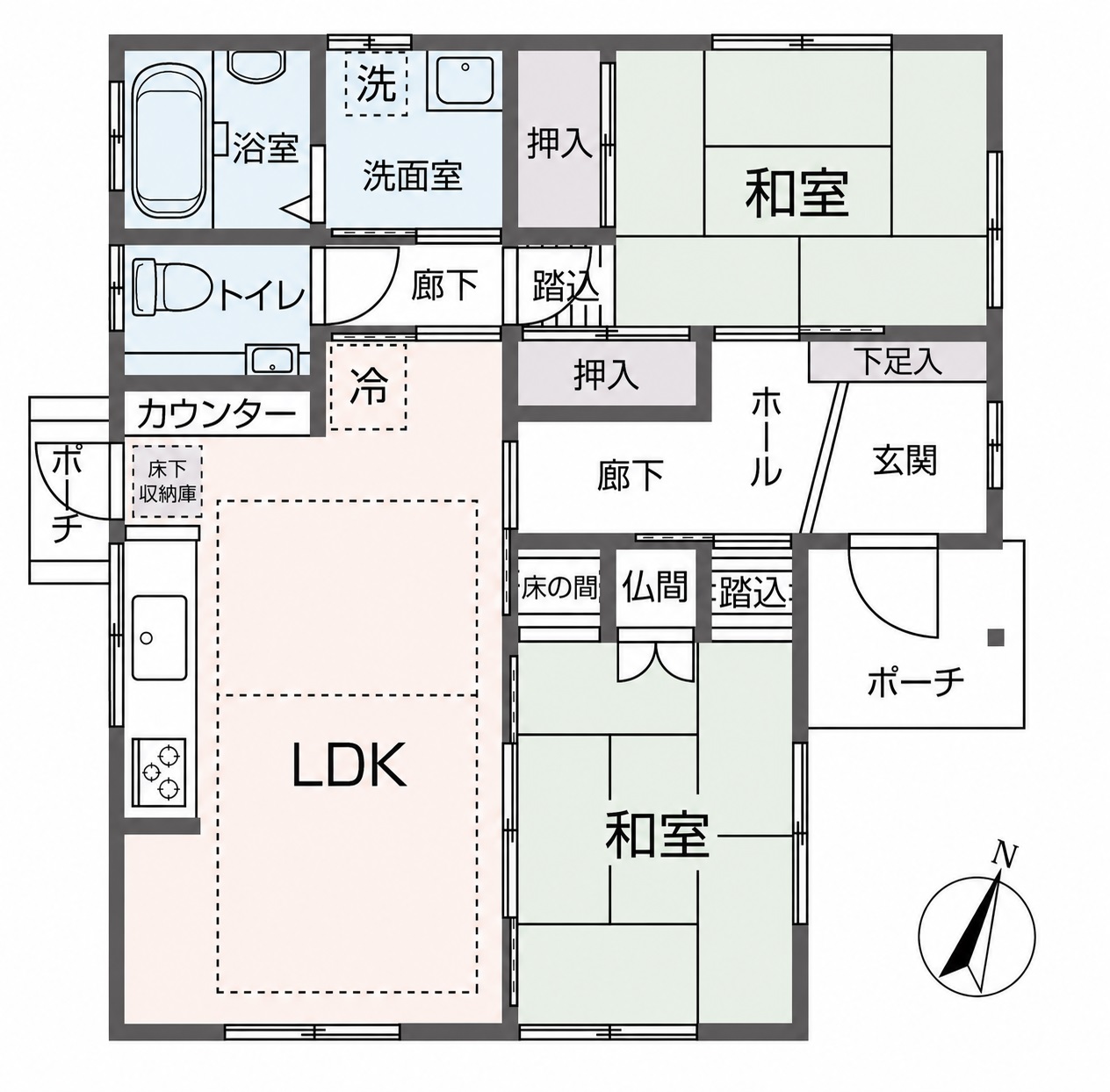 掲載の間取り図は設計図書を基に描き起こしたもので実際とは多少異なる場合があります。