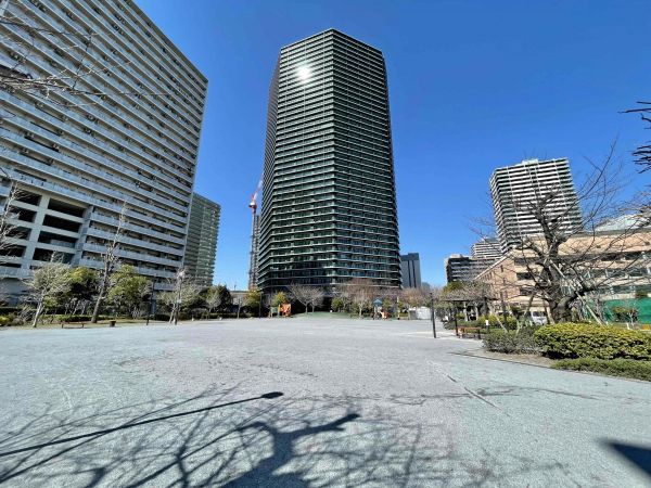 港区立港南和楽公園 110m 写真撮影日：2024-03-13 