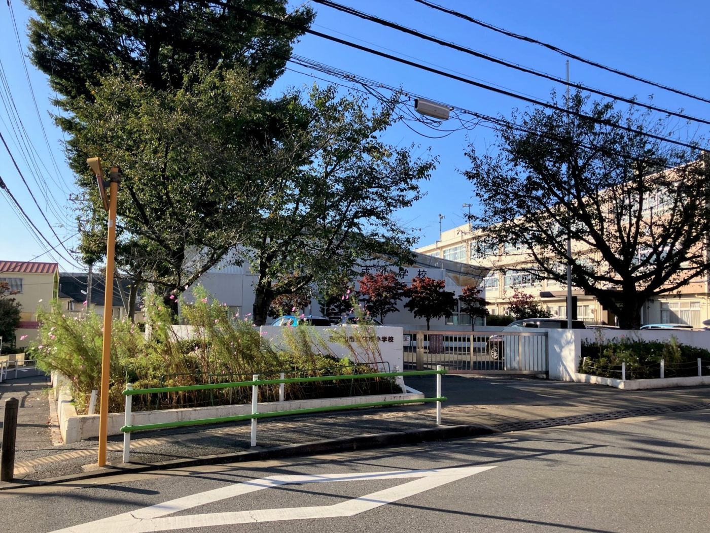東村山市立化成小学校：徒歩13分（2024年11月撮影）