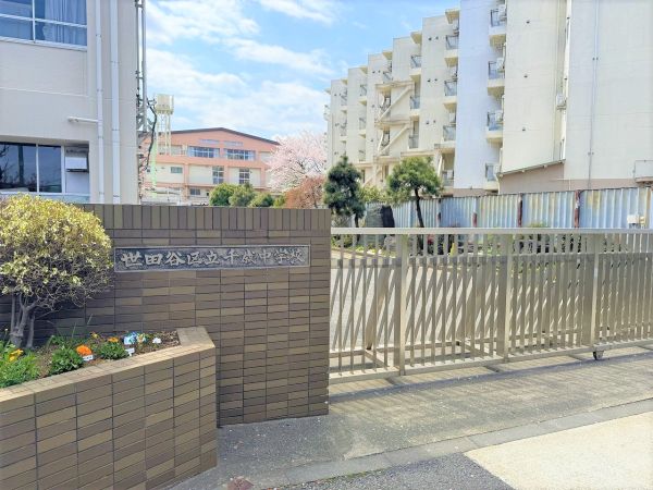 世田谷区立千歳中学校　 480m 写真撮影日：2025-04-07 