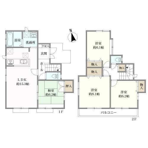 建物間取図