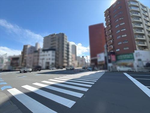 前面道路（２０２５年３月撮影）