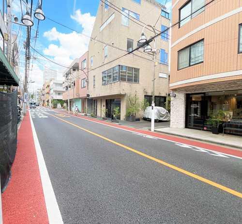 現地前面道路