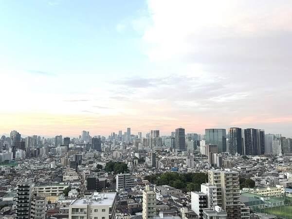 （夕方）21階部分のため眺望良好です