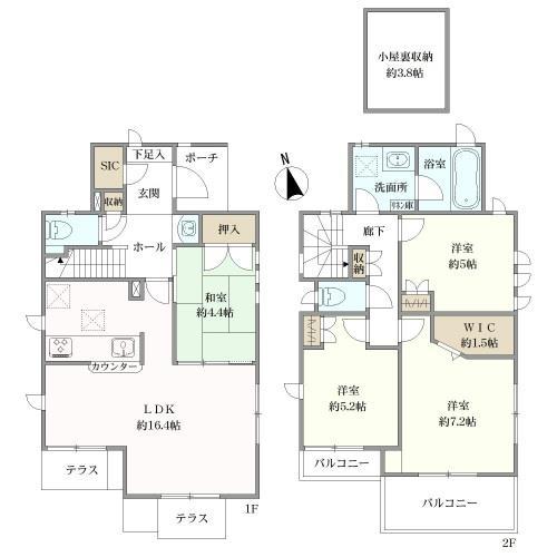 間取り：４ＬＤＫ